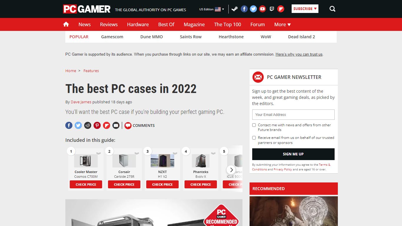 Best PC cases 2022: The best cases for gaming PC builds - pcgamer